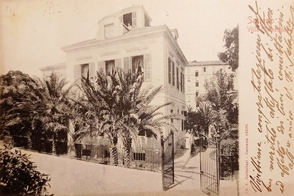 Cartolina - Sanremo - Villa Clementina - 1905