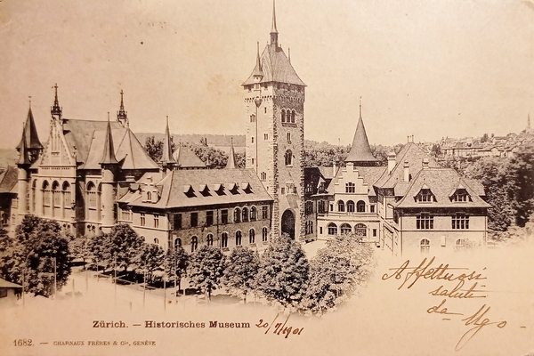 Cartolina - Svizzera - Zürich - Historisches Museum - 1901