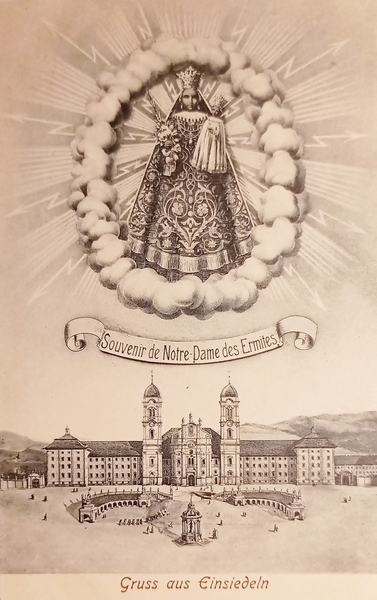 Cartolina - Svizzera - Gruss aus Einsiedeln - 1900 ca.