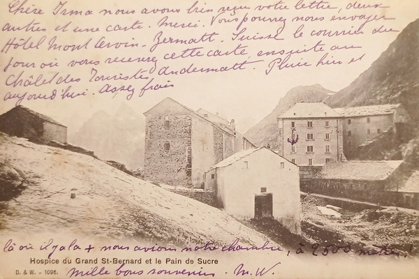 Cartolina - Svizzera - Hospice du Grand St-Bernard et le …