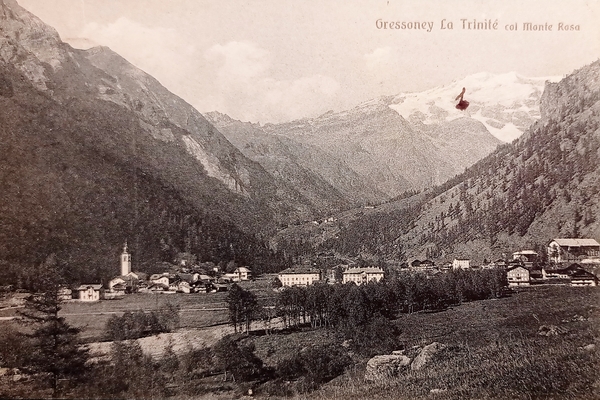 Cartolina - Gressoney - La Trinitè Monte Rosa - 1926