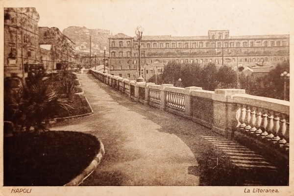 Cartolina - Napoli - La Litoranea - 1928