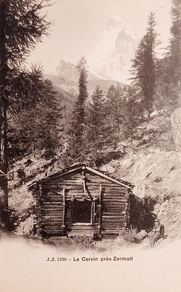 Cartolina - Svizzera - Le Cervin près Zermatt - 1900 …