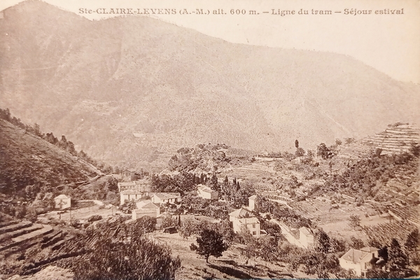 Cartolina Francia - Ste-Claire-Levens - Ligne du tram - Sejour …