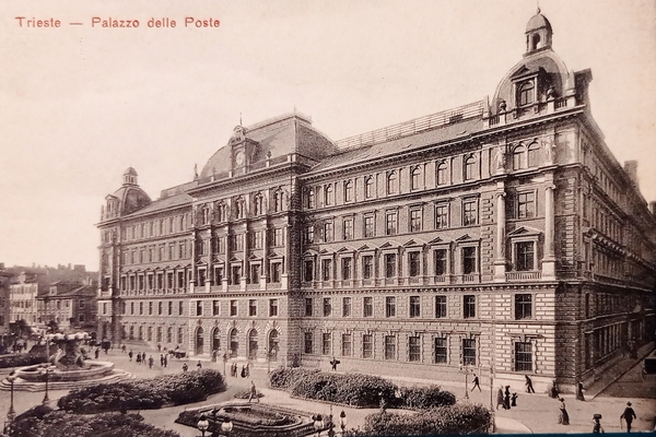 Cartolina - Trieste - Palazzo delle Poste - 1900 ca.