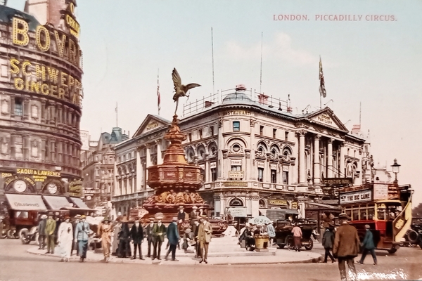 Cartolina - London - Piccadilly Circus - 1930