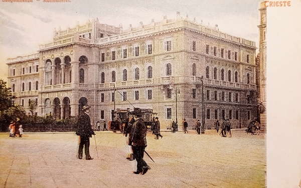 Cartolina - Trieste - Palazzo della Prefettura - 1900 ca.