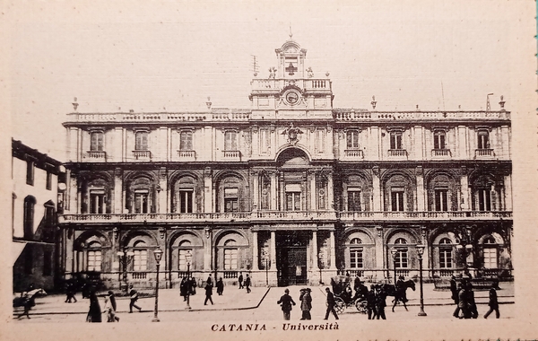 Cartolina - Catania - Università - 1920 ca.