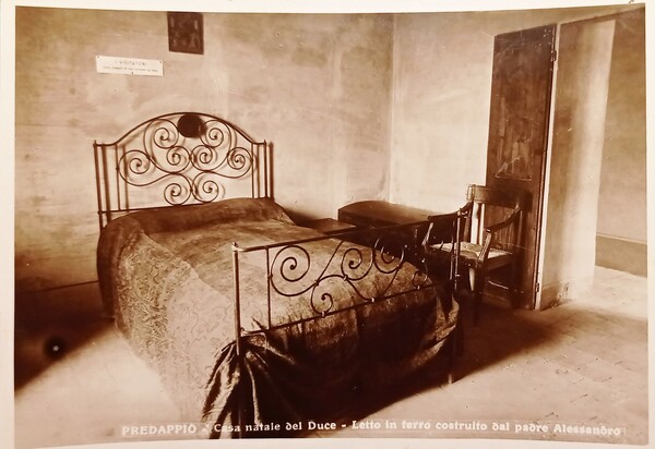 Cartolina - Predappio - Casa Natale del Duce - Letto …