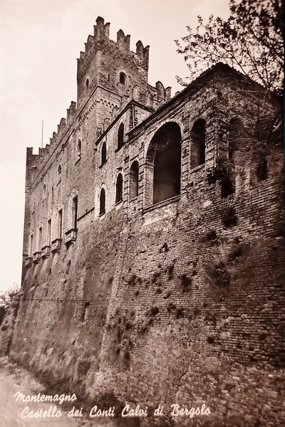 Cartolina - Montemagno ( Asti ) - Castello dei Conti …