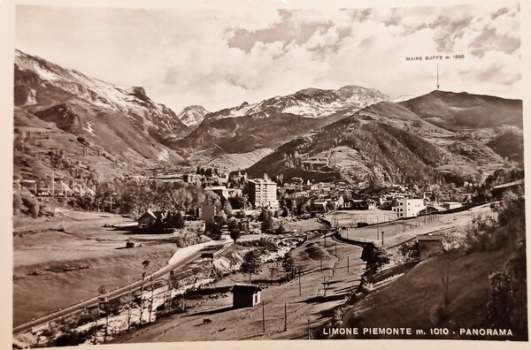 Cartolina - Limone Piemonte - Panorama - 1958