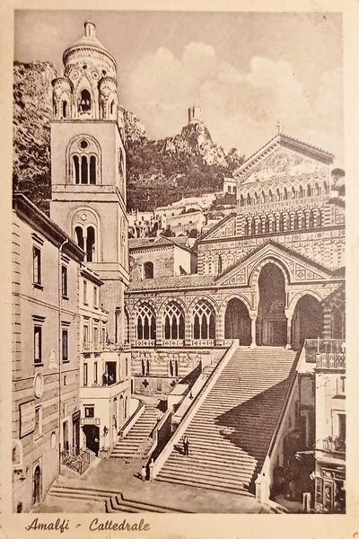 Cartolina - Amalfi ( Salerno ) - Cattedrale - 1941