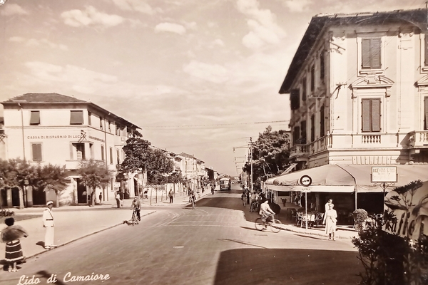 Cartolina - Lido di Camaiore ( Lucca ) - 1954