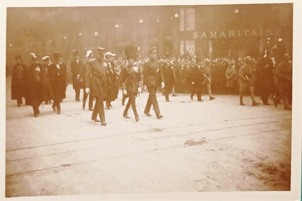 Cartolina Commemorativa - Paris - Funerailles du Maréchal Foch - …