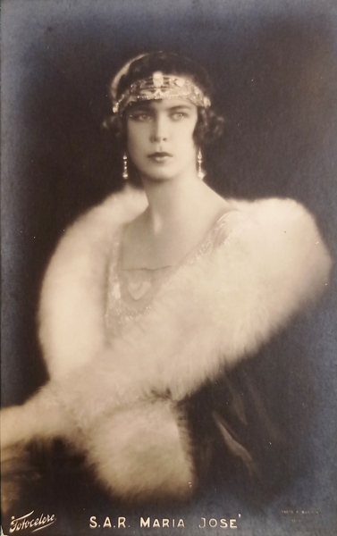 Cartolina - Commemorativa - S. A. R. Maria Josè - …