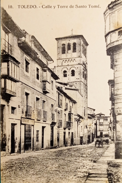 Cartolina - Spagna - Toledo - Calle y Torre de …