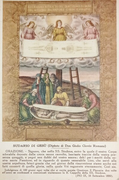 Cartolina Arte - Sudario di Gesù (Dipinto di Don Giulio …