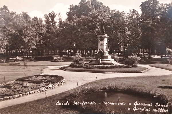 Cartolina - Casale Monferrato - Monumento a Giovanni Lanza e …