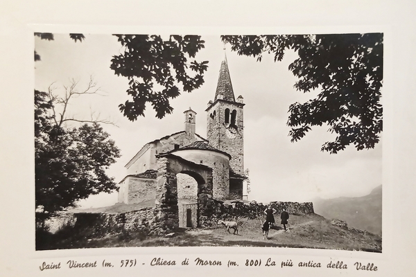 Cartolina - Saint Vincent - Chiesa di Moron - La …