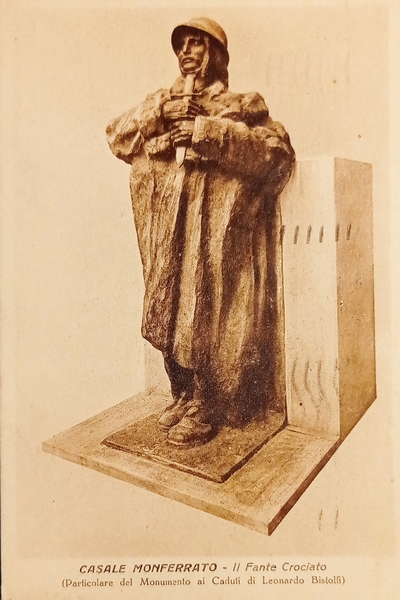 Cartolina - Casale Monferrato - Il Fante Crociato - particolare …