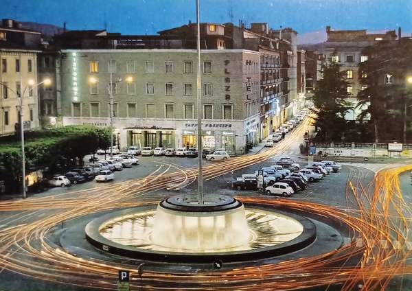 Cartolina - Terni - Piazza C. Tacito - La Fontana …