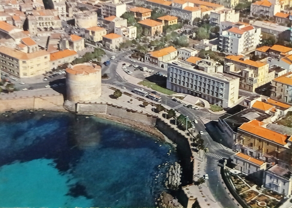 Cartolina - Alghero ( Sardegna ) - Veduta aerea della …