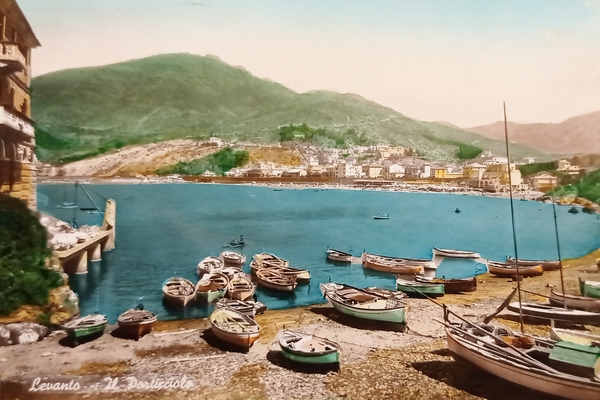 Cartolina - Levanto - Il Porticciolo - 1957