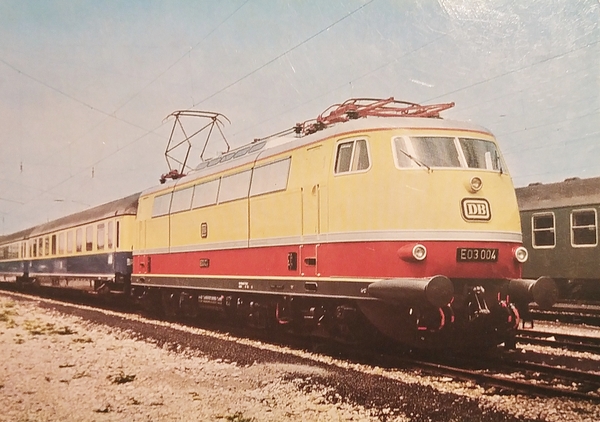 Cartolina - Schnellfahrt 200 km/h anlässlich der München - 1965