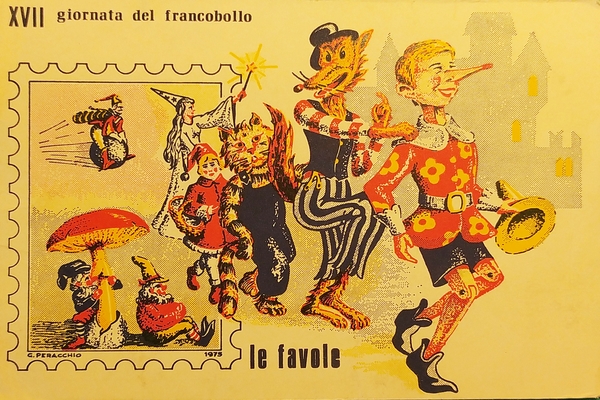 Cartolina Commemorativa - XVII Giornata del Francobollo - Le Favole …