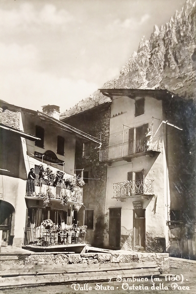 Cartolina - Sambuco - Valle Stura - Osteria della Pace …