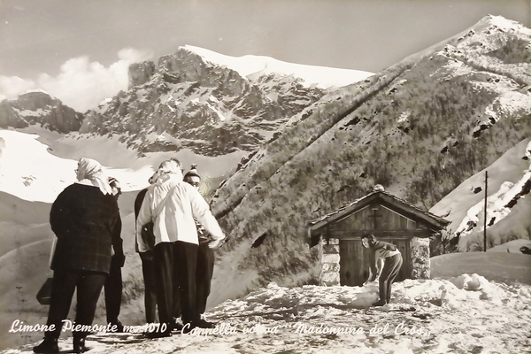 Cartolina - Limone Piemonte - Cappella votiva Madonna del Cros …