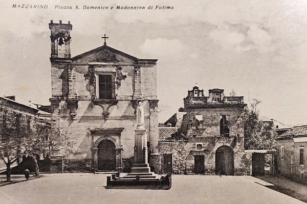 Cartolina - Mazzarino - Piazza S. Domenico e Madonnina di …