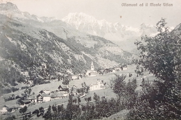 Cartolina - Ollomont ed il Monte Velan - Valle d'Aosta …