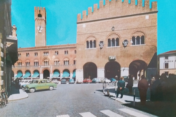 Cartolina - Treviso - Piazza dei Signori - 1967