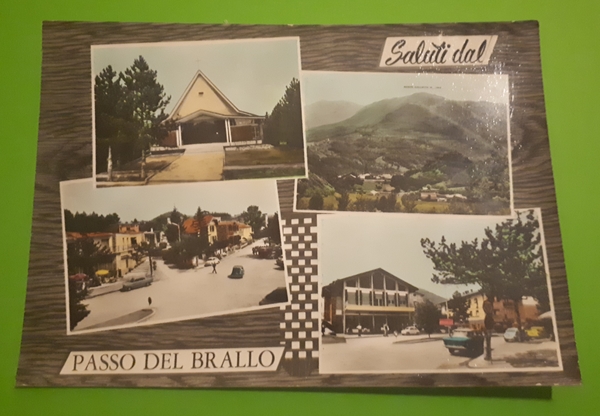 Cartolina - Saluti dal Passo del Brallo - 1960 ca