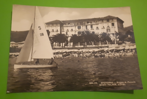 Cartolina - Spotorno - Riviera di Ponente - Bagni Palace …