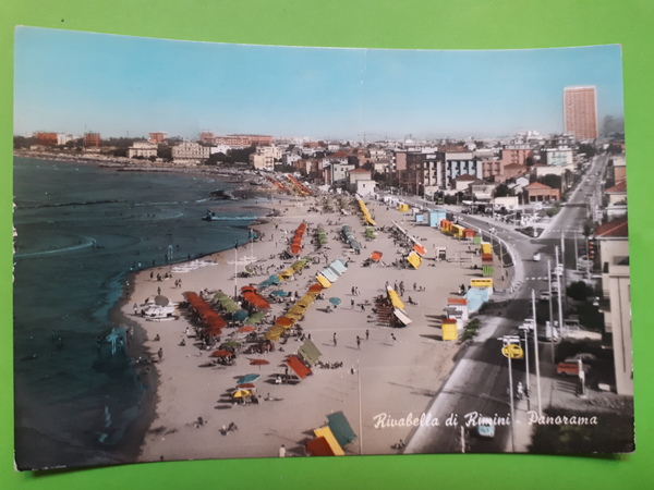 Cartolina - Rivabella di Rimini - Panorama - 1964
