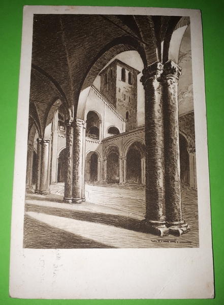Cartolina - Milano - Dettaglio Basilica di S. Ambrogio - …