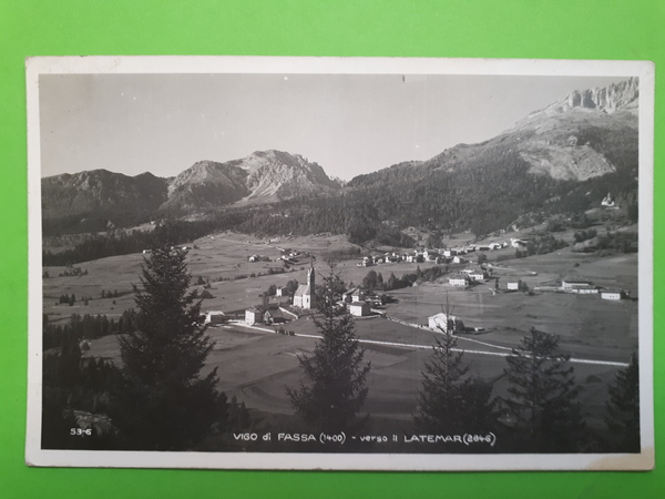 Cartolina - Vigo di Fassa - Verso il Latemar - …