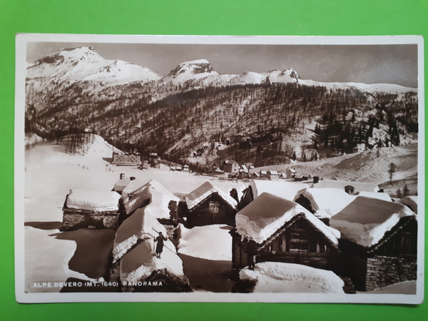 Cartolina - Alpe Devero - Panorama - 1935