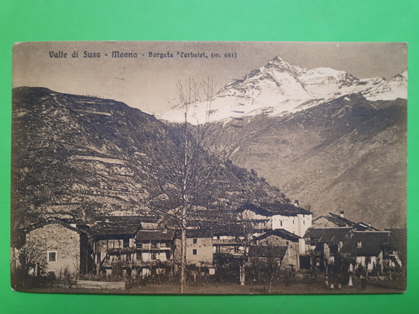 Cartolina - Valle di Susa - Meana - Borgata Corbolei …