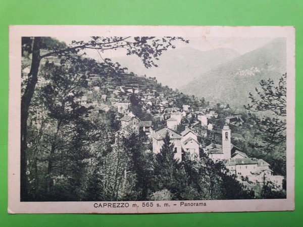 Cartolina - Caprezzo - Panorama - 1934