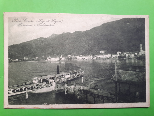 Cartolina - Porto Ceresio (Lago di Lugano) - Panorama e …