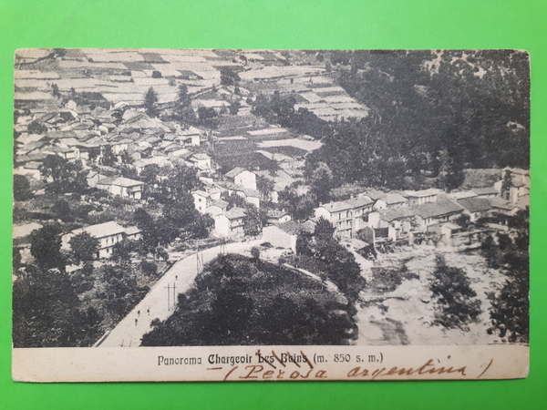 Cartolina - Panorama - Perosa Argentina - 1930