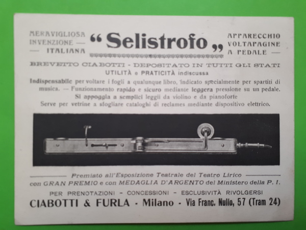 Cartolina - Pubblicità - Selistrofo - Fiera Campionaria - 1930 …
