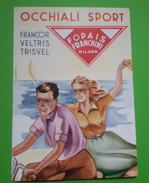 Cartolina - Pubblicità - Occhiali sport - Fopais Franchini - …
