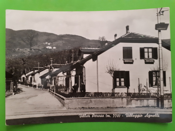 Cartolina - Villar Perosa - Villa Agnelli - 1950 ca.