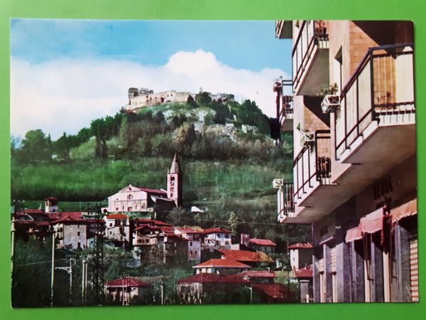Cartolina - Avigliana - Scorcio con Ruderi Castello - 1950 …