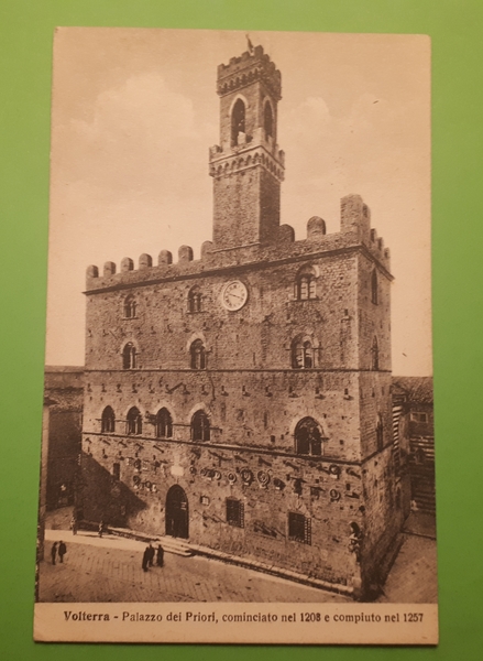 Cartolina - Volterra - Palazzo dei Priori - 1932