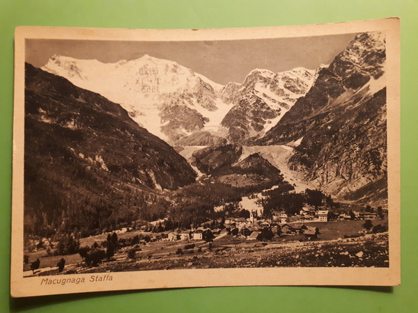 Cartolina - Macugnaga Staffa - 1953